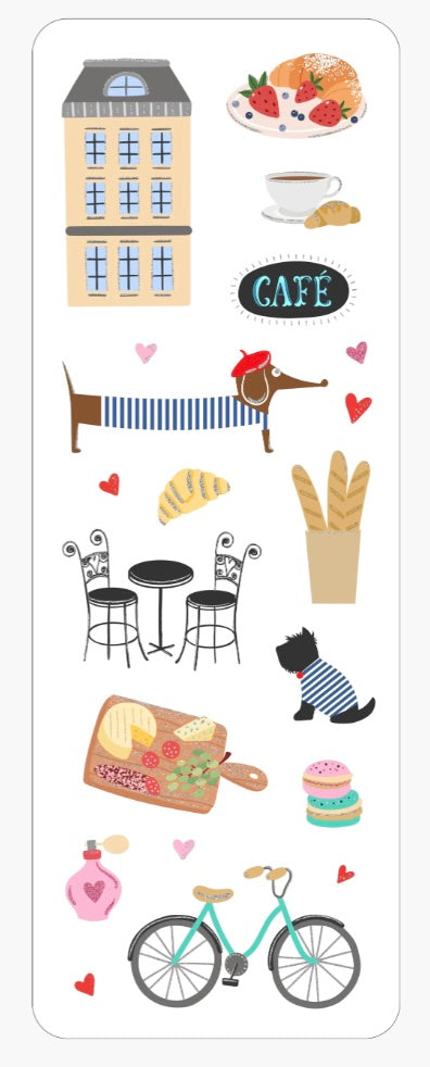 Paris Sticker Set Paris Sticker Set – Accents Giftshop