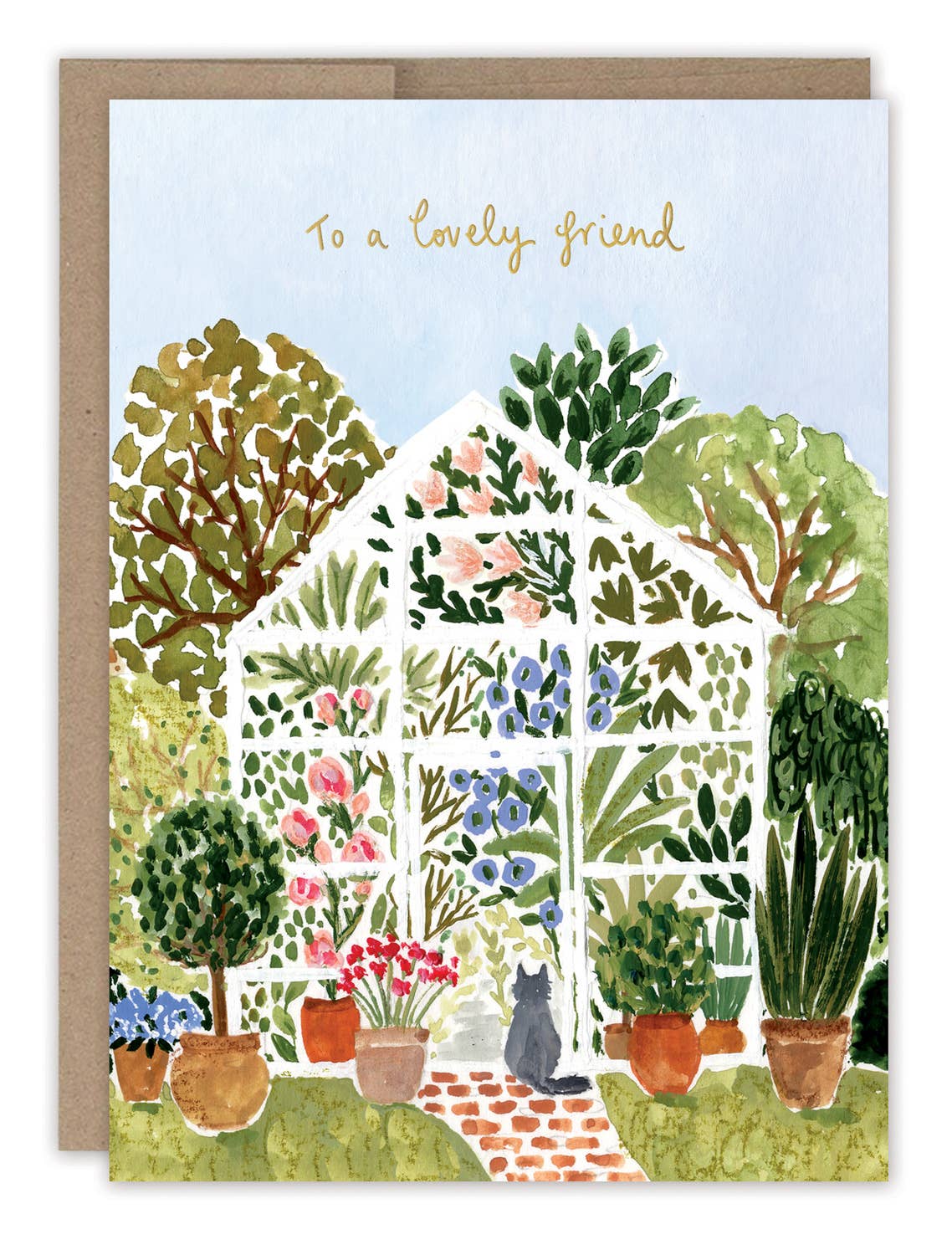 Louise Mulgrew  - Green House Lovely Friend Birthday Card